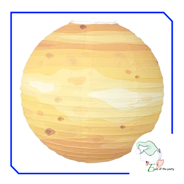 3D Paper Lantern : Earth, Planets for Outer Space Party Decorations