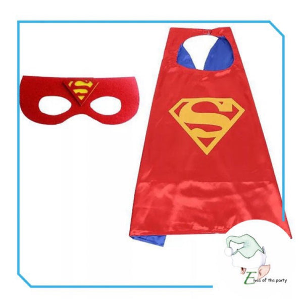 Superhero Mask and Cape Costume