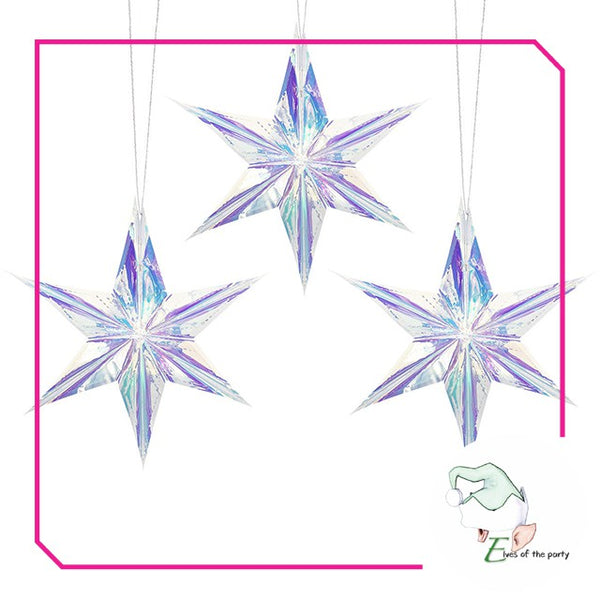 Iridescent Christmas Star Lantern