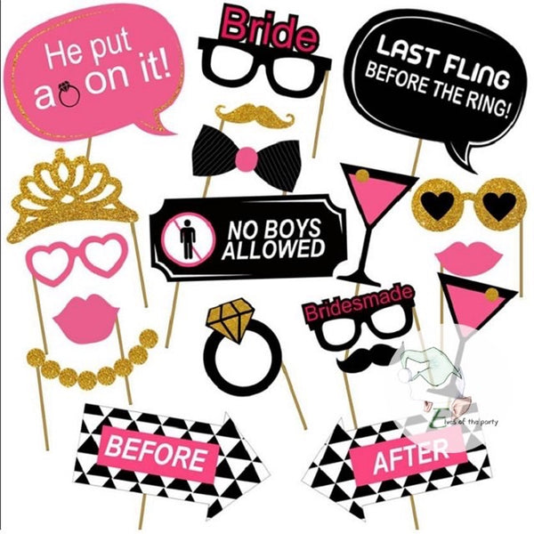 Bride To Be / Bridal Shower / Bachelorette Party Props, Balloons and Cake Topper