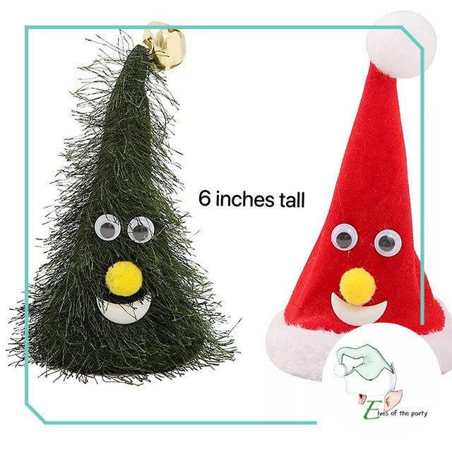 Singing Christmas Tree / Santa Hat Christmas Decor