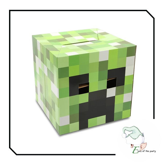 Minecraft Cardboard Head Box