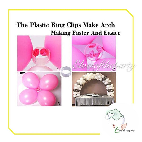 Balloon Arch Ring Clips