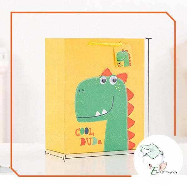 Safari Lion and Dino Paper Gift Bag