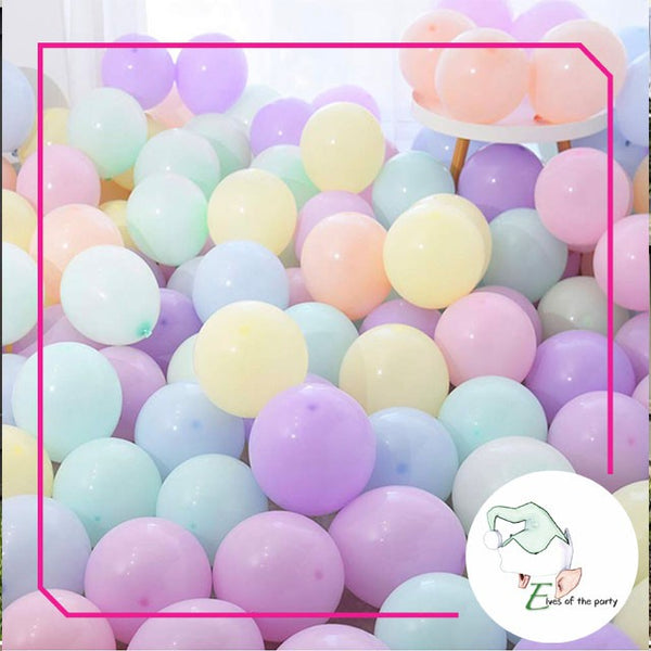 5" and 10" Pastel Balloons (Pack of 10)