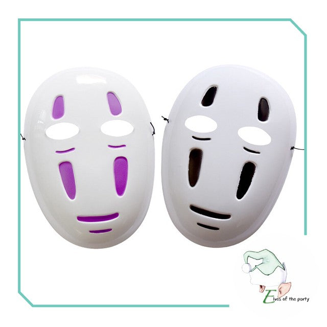 Halloween Masks: Kaonashi (No-Face / Spirited Away), Salvador Dali, Skull, White Phantom Costumes