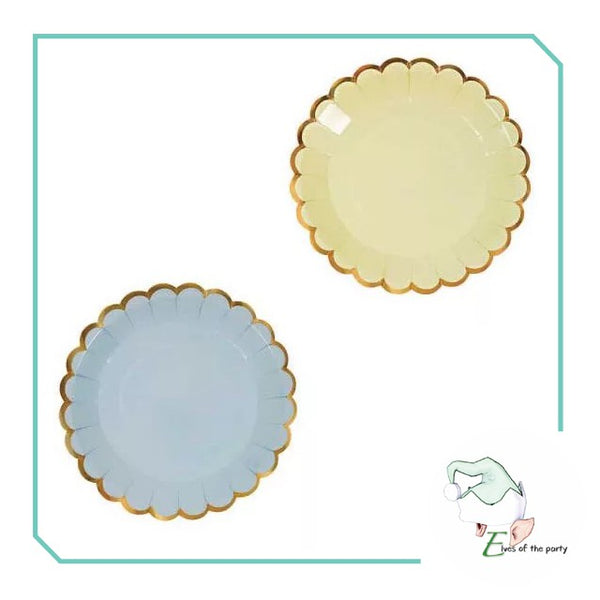 Pastel Party Paper Plates and Cups