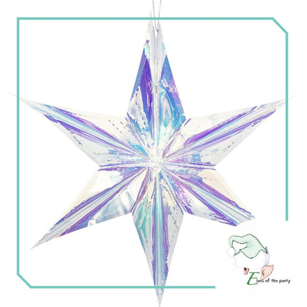 Iridescent Christmas Star Lantern