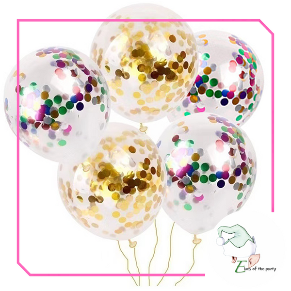 100pc Balloons - 12" Confetti