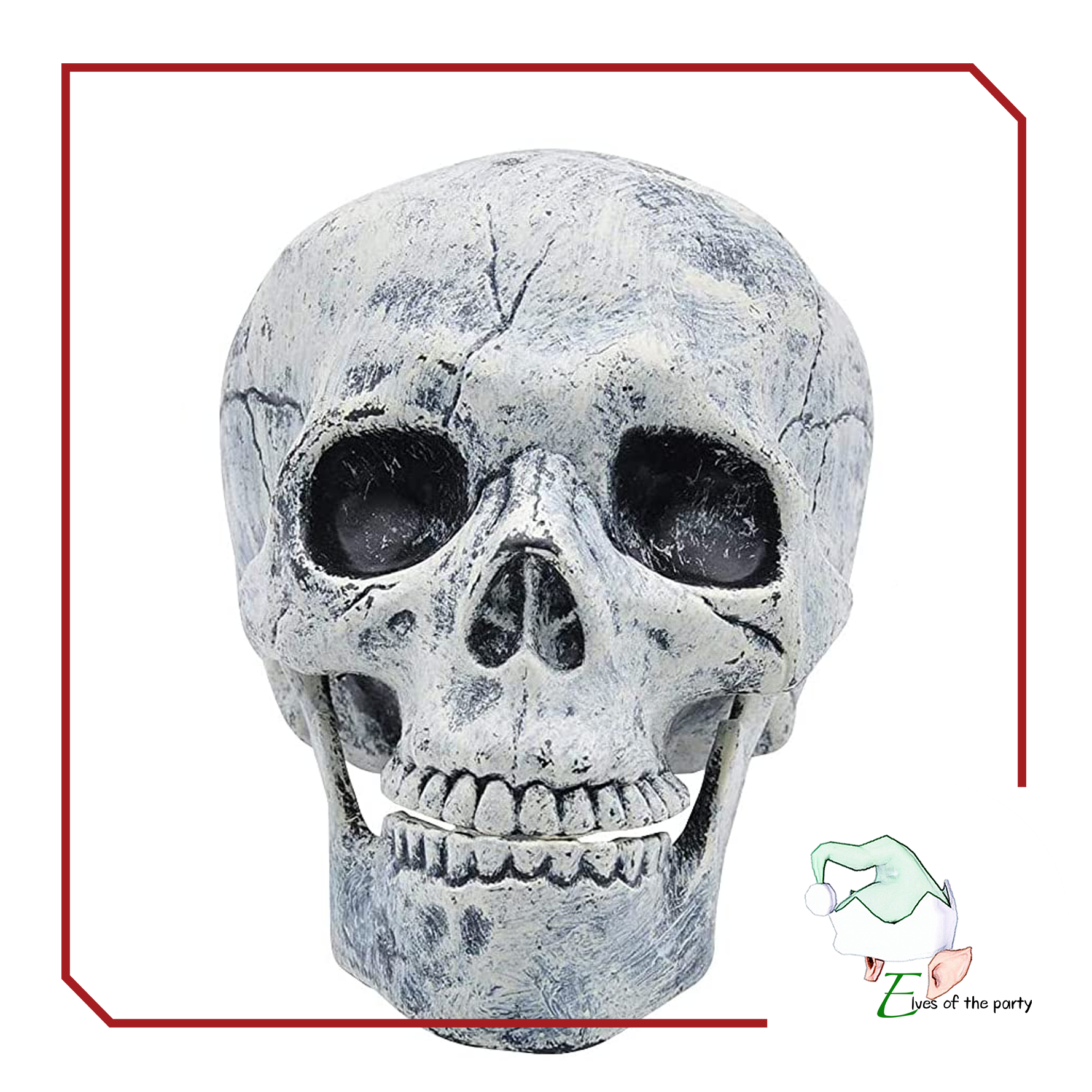 Halloween Decor: Skeleton Skull and Hands