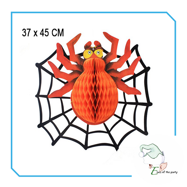 Halloween Decor: Boo Ghost / Spider and Bat Honeycomb Lantern